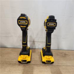 AS-IS- DEWALT ATOMIC 20-Volt MAX Lithium-Ion Cordless Combo (2-Tool) Kit