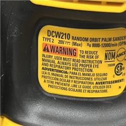AS-IS DEWALT 20V MAX XR Cordless Brushless 5 in. Random Orbital Sander (Tool Only)