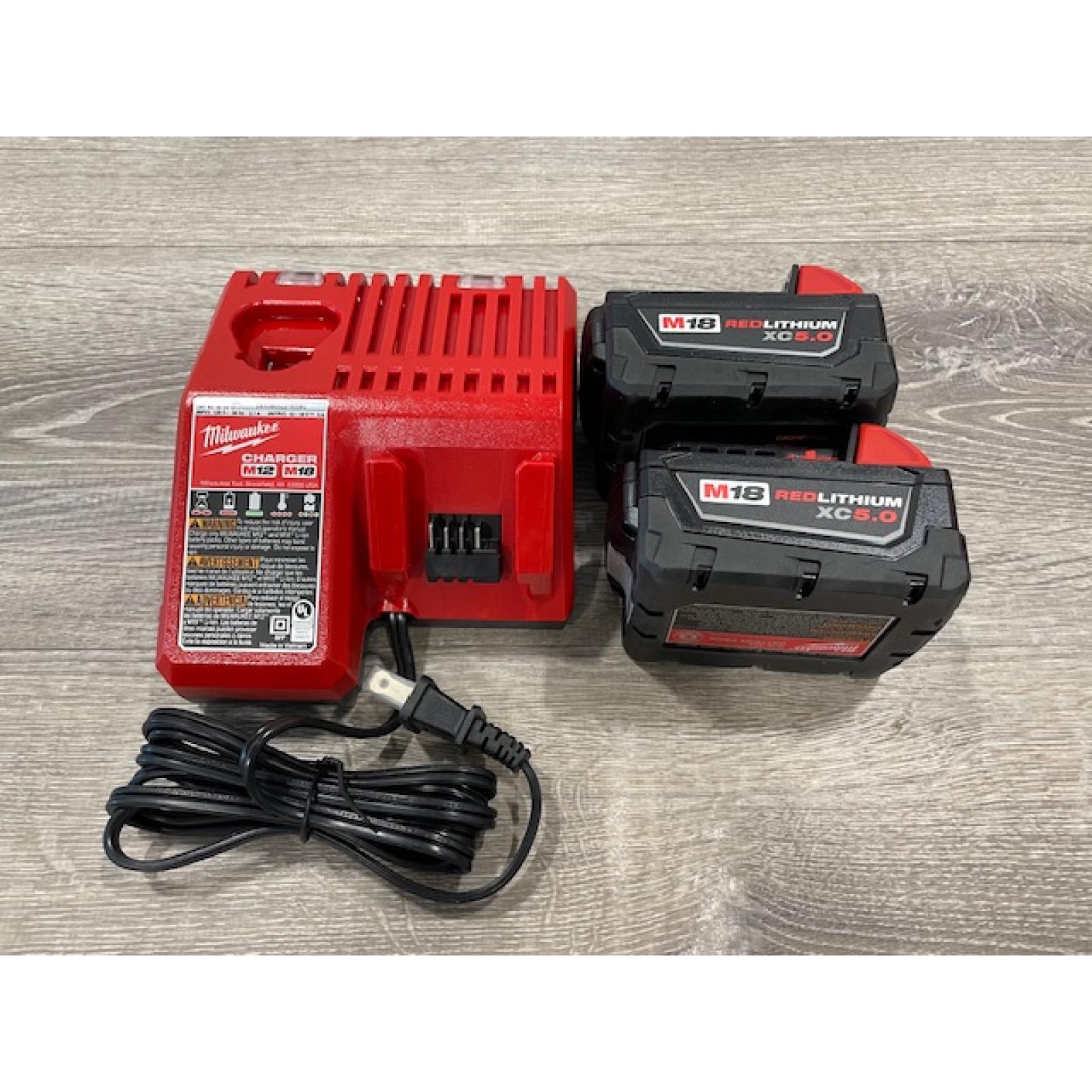 AS-IS Milwaukee M18 18-Volt Lithium-Ion XC Starter Kit
