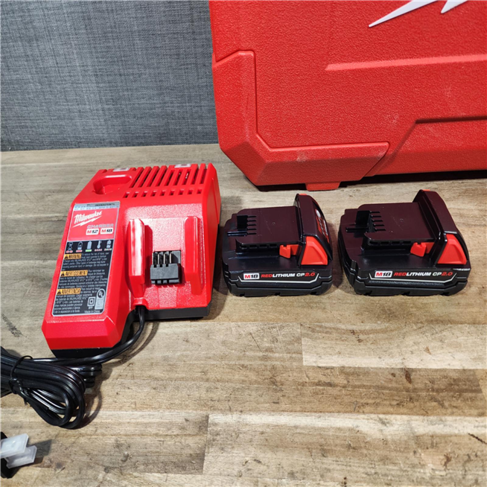 HOUSTON LOCATION - AS-IS Milwaukee-2674-22P M18 Short Throw Press Tool Kit W/ Viega PureFlow Jaws