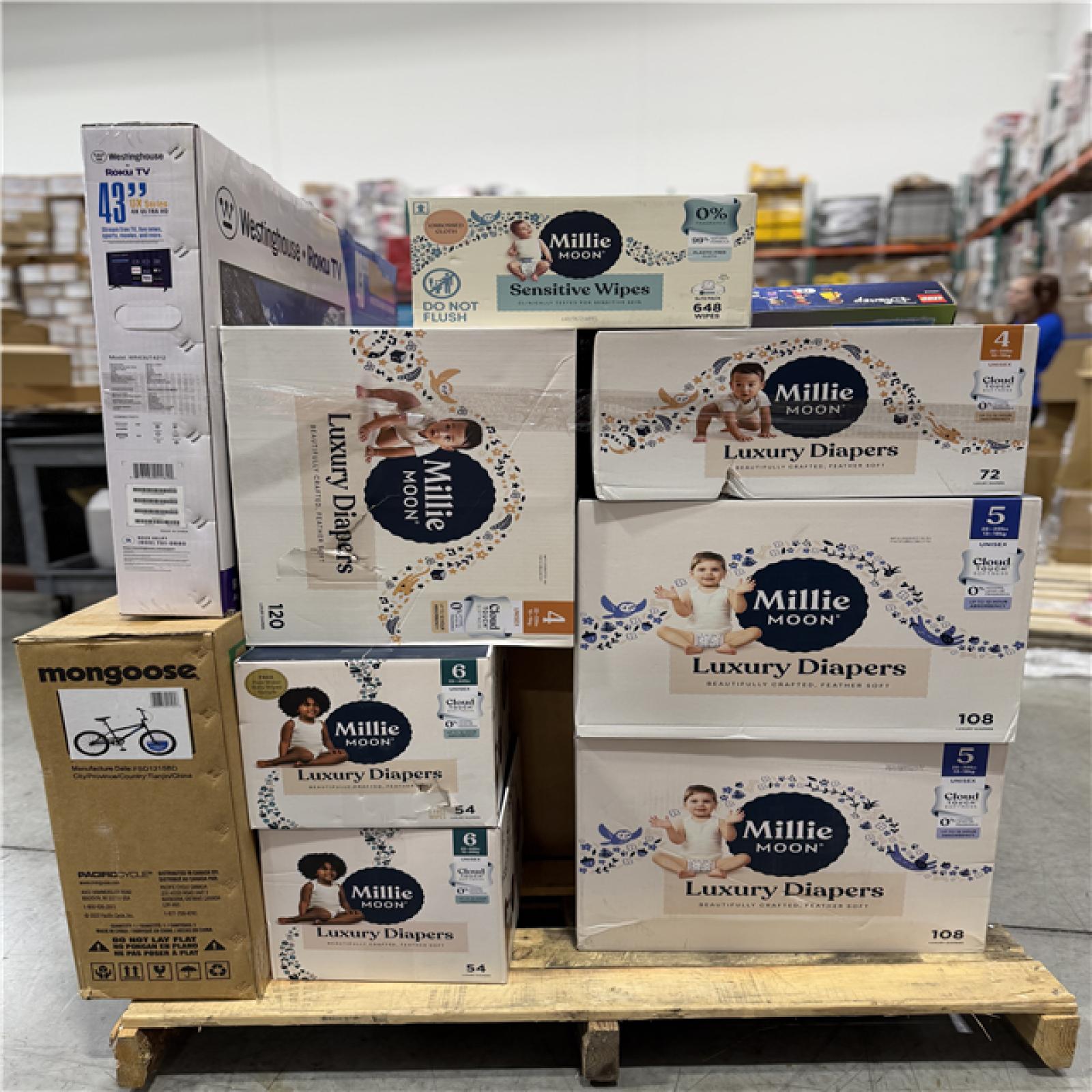 DALLAS LOCATION- NEW! MIXED BULLSEYE PALLET