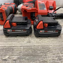 AS-IS Milwaukee 18V Lithium-Ion Cordless Drill Driver/Impact Driver Combo Kit