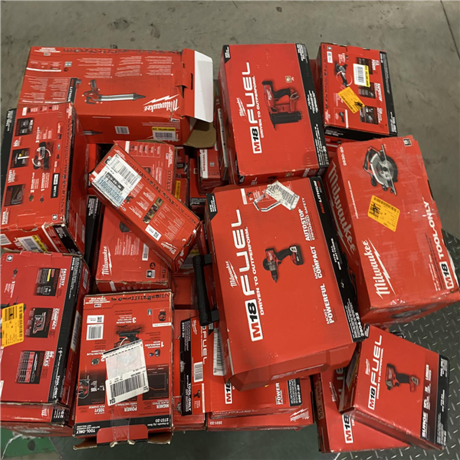 Dallas Location - As-Is MILWAUKEE Tool Pallet