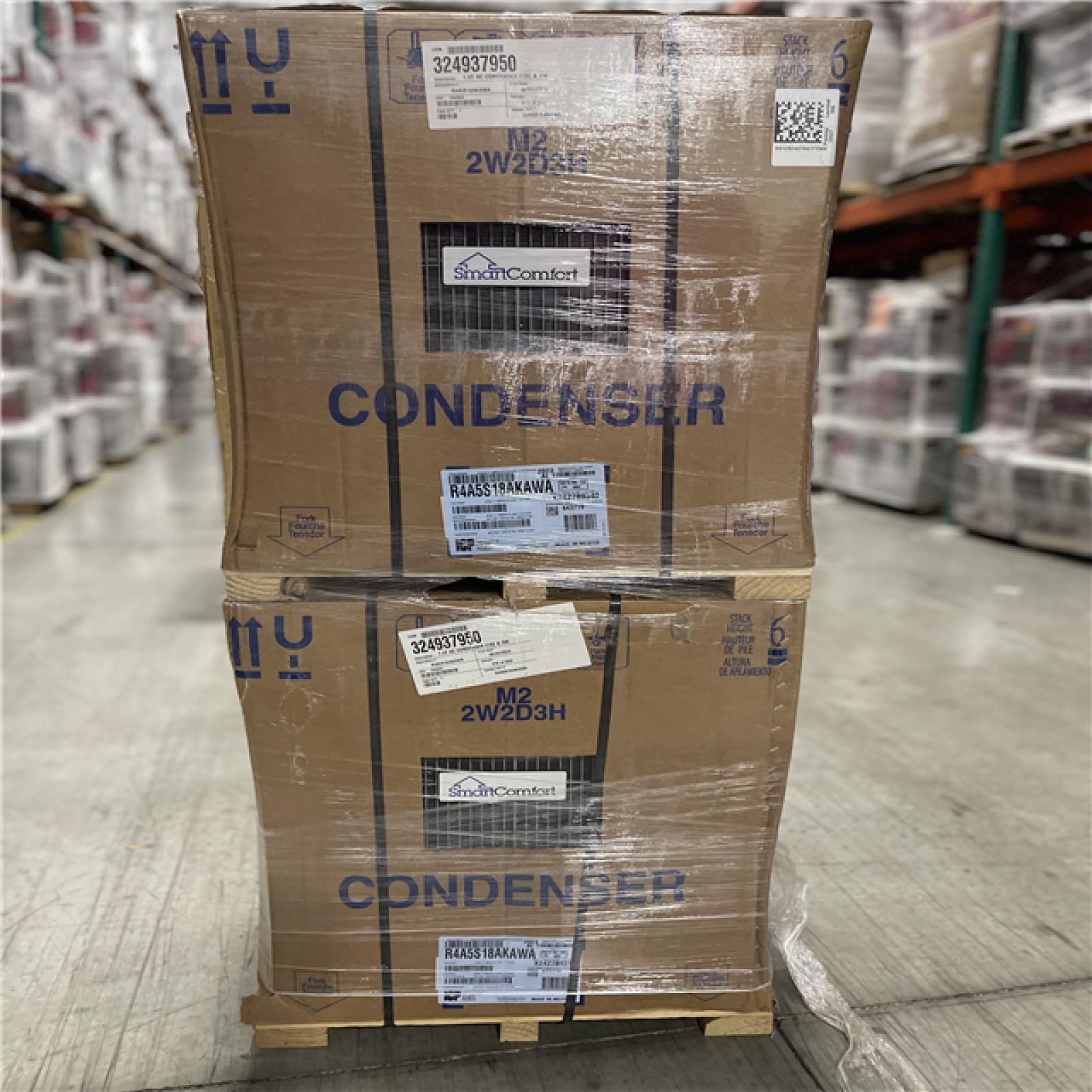 DALLAS LOCATION - Smartcomfort® by Carrier 1.5 Ton 14.3 Seer2 Condensing Unit PALLET-(2 UNITS)