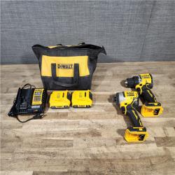 HOUSTON LOCATION - AS-IS DEWALT ATOMIC 20-Volt MAX Lithium-Ion Cordless Combo (2-Tool) Kit