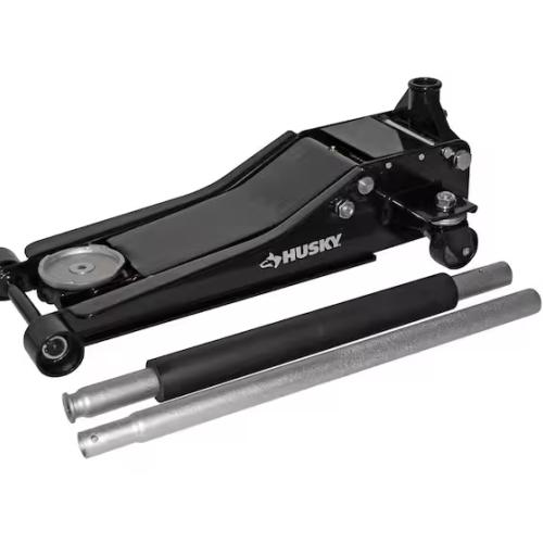 NEW! - Husky 3-Ton Low Profile Car Jack with Quick Lift