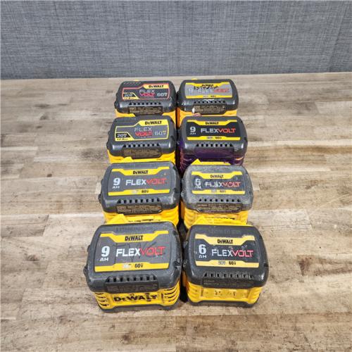 HOUSTON LOCATION - AS-IS DEWALT BATTERY PACK QTY - 8