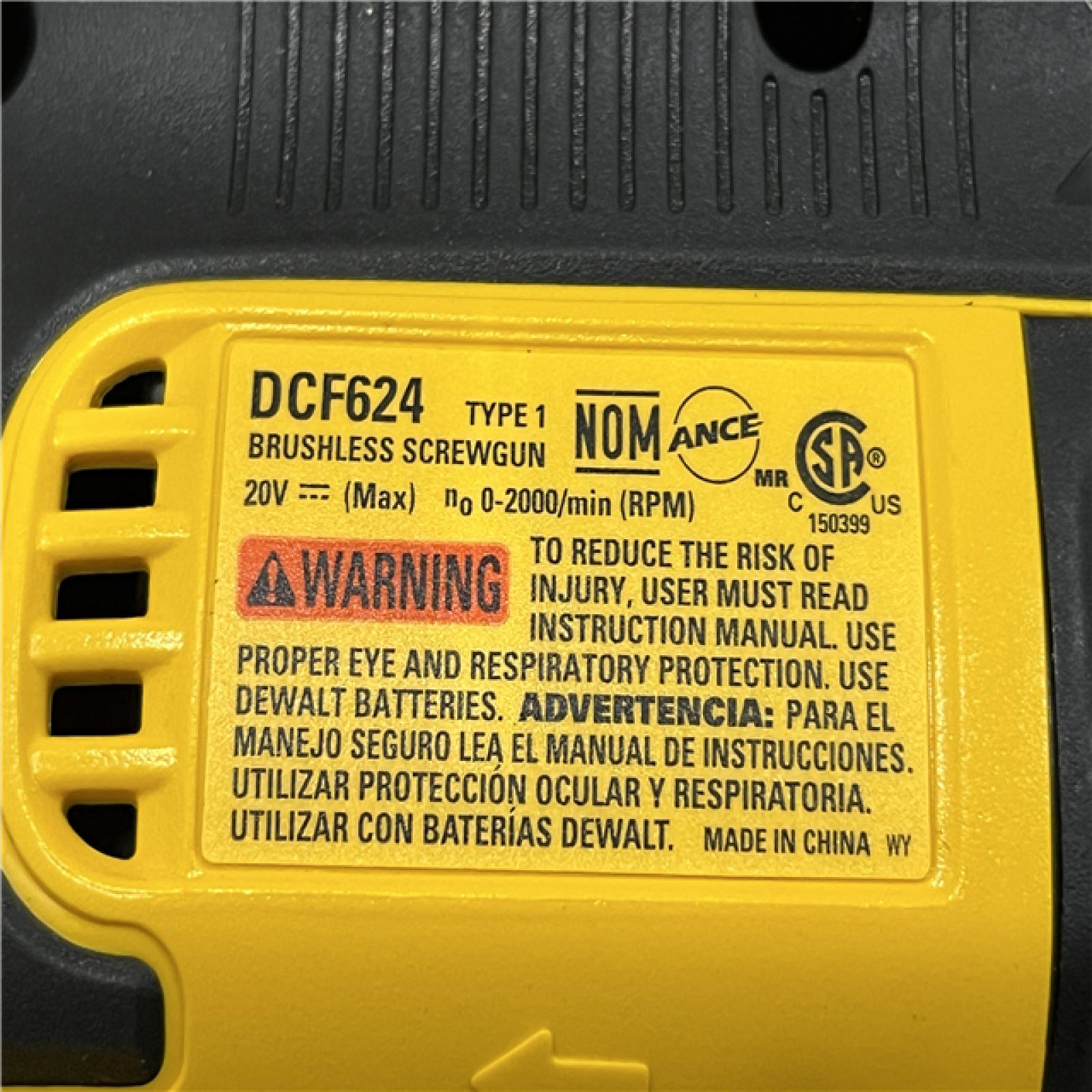 AS-IS DEWALT 20V MAX XR Cordless Brushless Drywall Screw Gun Threaded Clutch Housing (Tool Only)