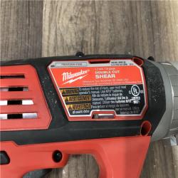 AS-IS Milwaukee18-Volt Lithium-Ion Cordless 18-Gauge Double Cut Metal Shear (Tool-Only)