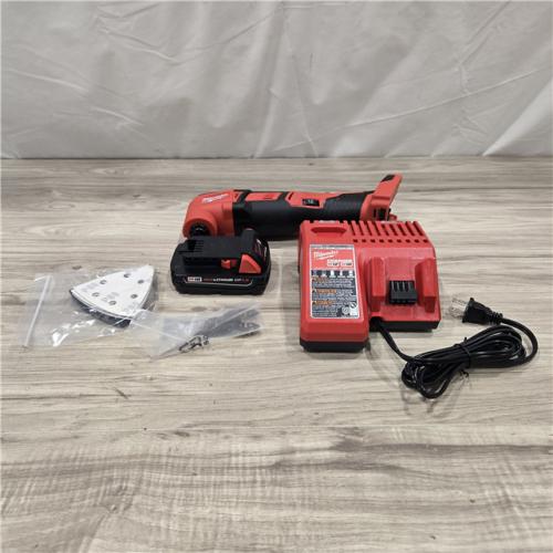 AS-IS Milwaukee 2626-21 M18 18V Lithium-Ion Cordless Oscillating Multi-Tool Kit
