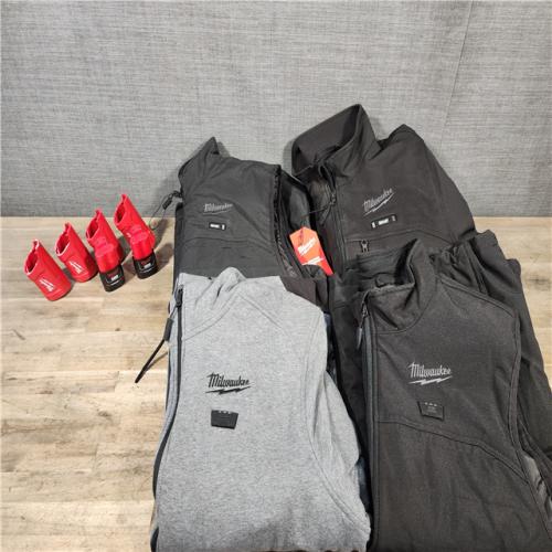 HOUSTON LOCATION - AS-IS MILWAUKEE 4 HEATED CLOTHING COMBO KIT
