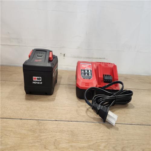 AS-IS- Milwaukee 18-Volt Lithium-Ion REDLITHIUM FORGE Starter Kit with 12. 0Ah Battery and Charger