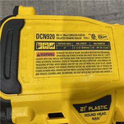 AS-IS DEWALT 20-Volt 21° Cordless Framing Nailer (Tool-Only)