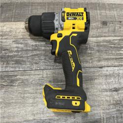 AS-IS DEWALT 20V MAX* XR Brushless Cordless 1/2 in. Hammer Drill/Driver Kit