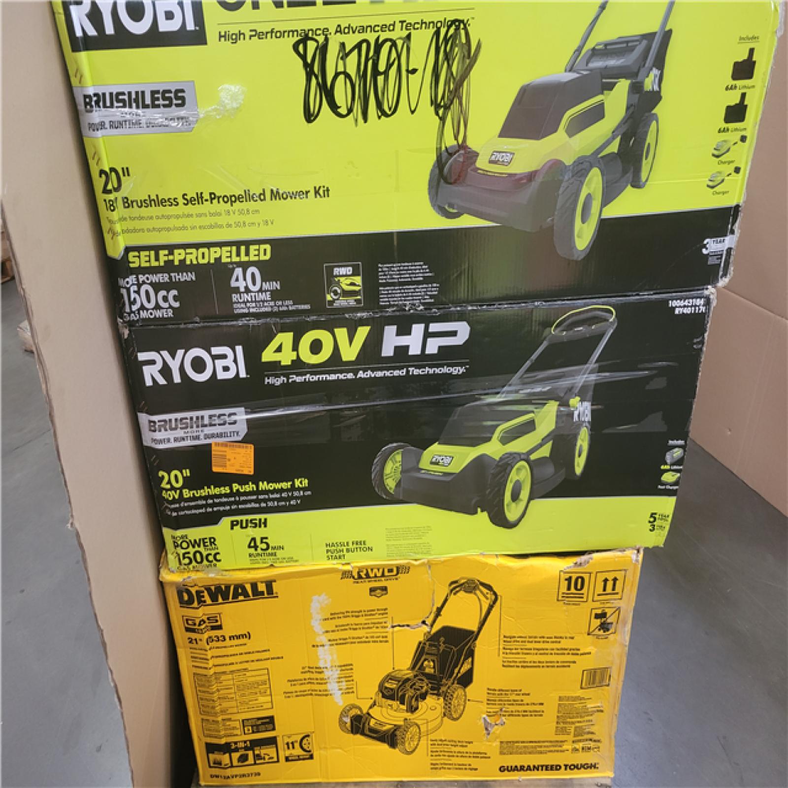 CALIFORNIA AS-IS OUTDOOR POWER EQUIPMENT