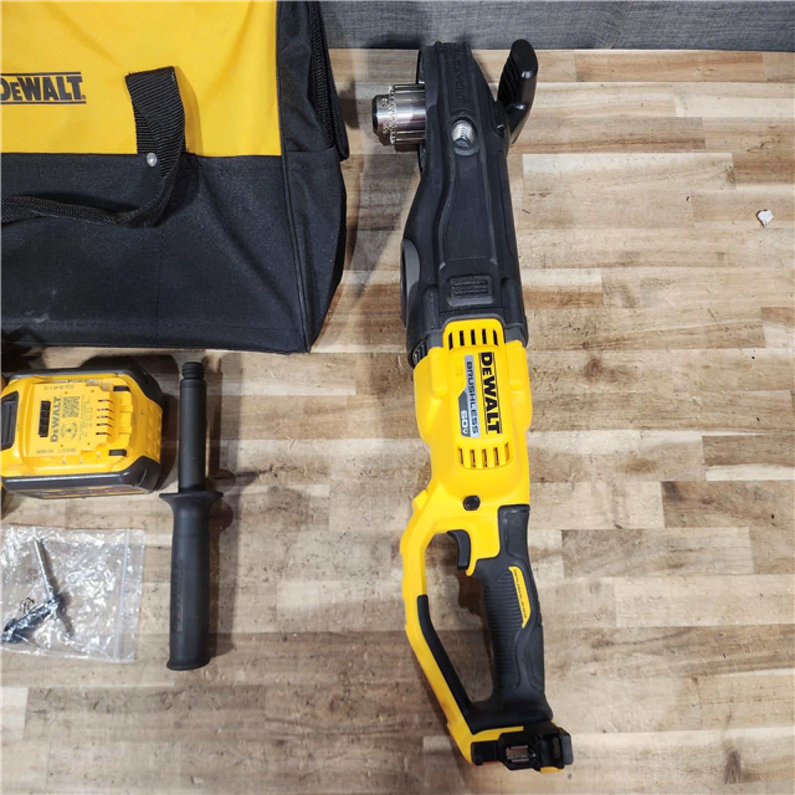 HOUSTON LOCATION - AS - IS DeWalt 60V 1/2  in-Line Handle Cordless Drill