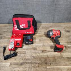 HOUSTON LOCATION - AS-IS Milwaukee M18 FUEL 18V Lithium-Ion Brushless Cordless 1/2 in. Impact Wrench w/Friction Ring Kit
