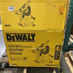 As-Is-DEWALT 15 Amp Corded 12 in. Double Bevel Sliding Compound Miter Saw