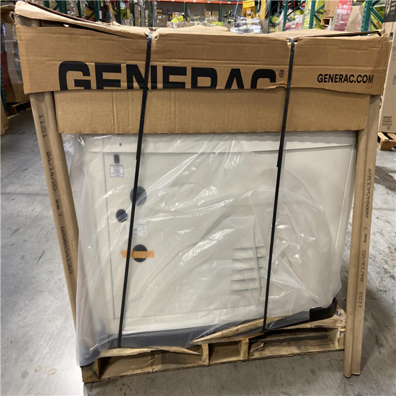 DALLAS LOCATION - Generac 26,000 Watt - Dual Fuel Air- Cooled Whole House Home Standby Generator,