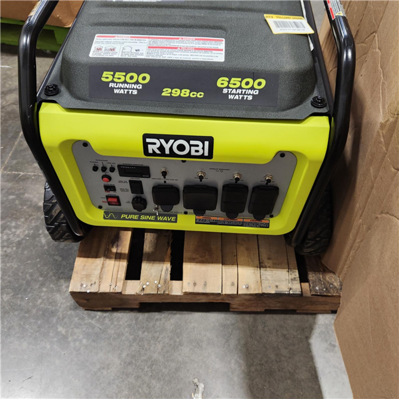 Dallas Location - As-Is Ryobi RYi6522 5500/6500W Inverter Generator