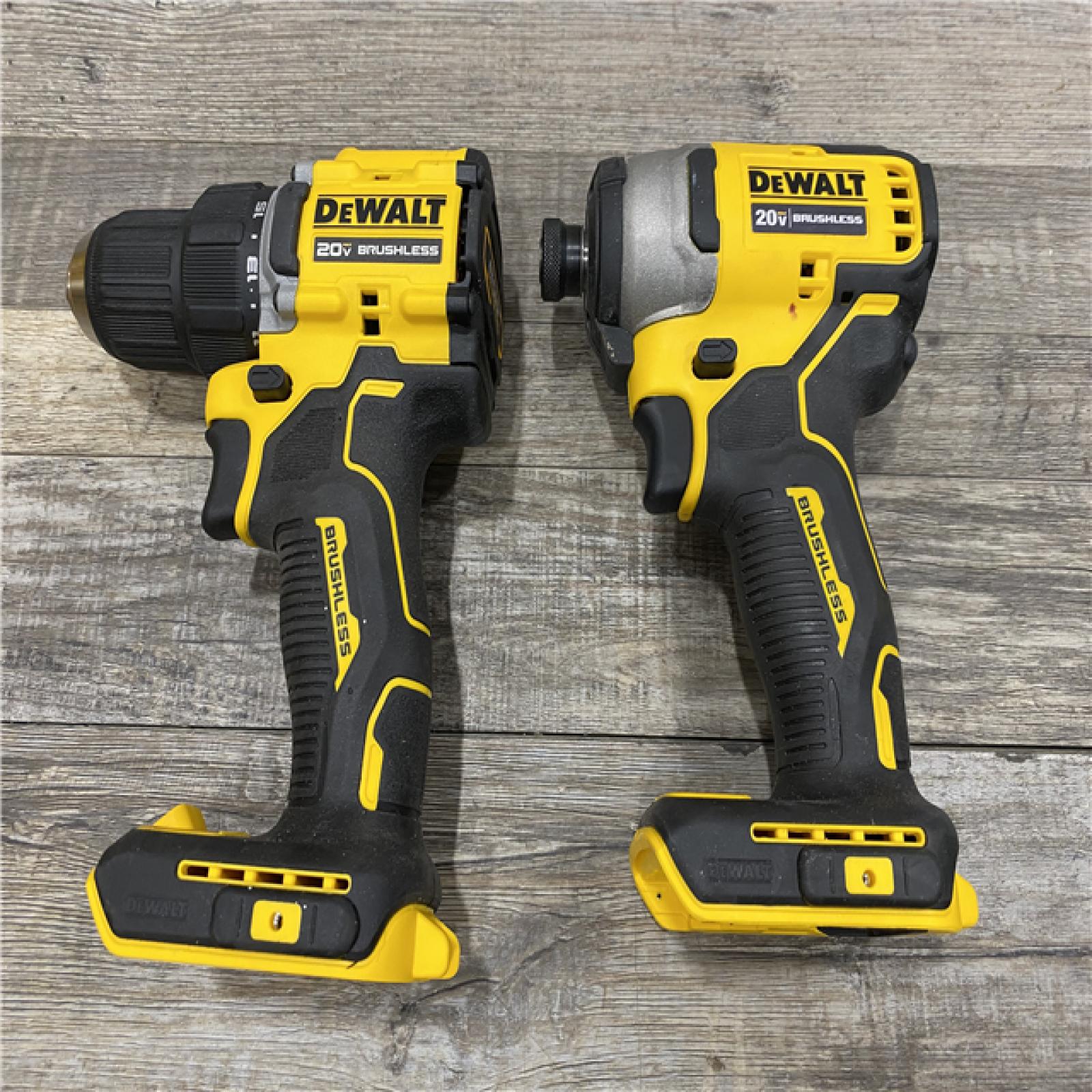 AS-IS DEWALT ATOMIC 20-Volt MAX Lithium-Ion Cordless Combo (2-Tool) Kit