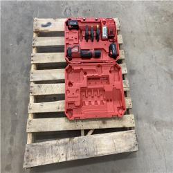 Houston Location - AS-IS Tool Pallet MILWAUKEE SHORT THROW PRESS TOOL W/ VIEGA PUREFLOW JAWS