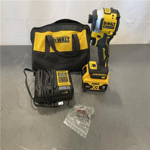 AS-IS - DeWalt ATOMIC 20V MAX Lithium-Ion Cordless 1/4 in. Brushless Impact Driver Kit