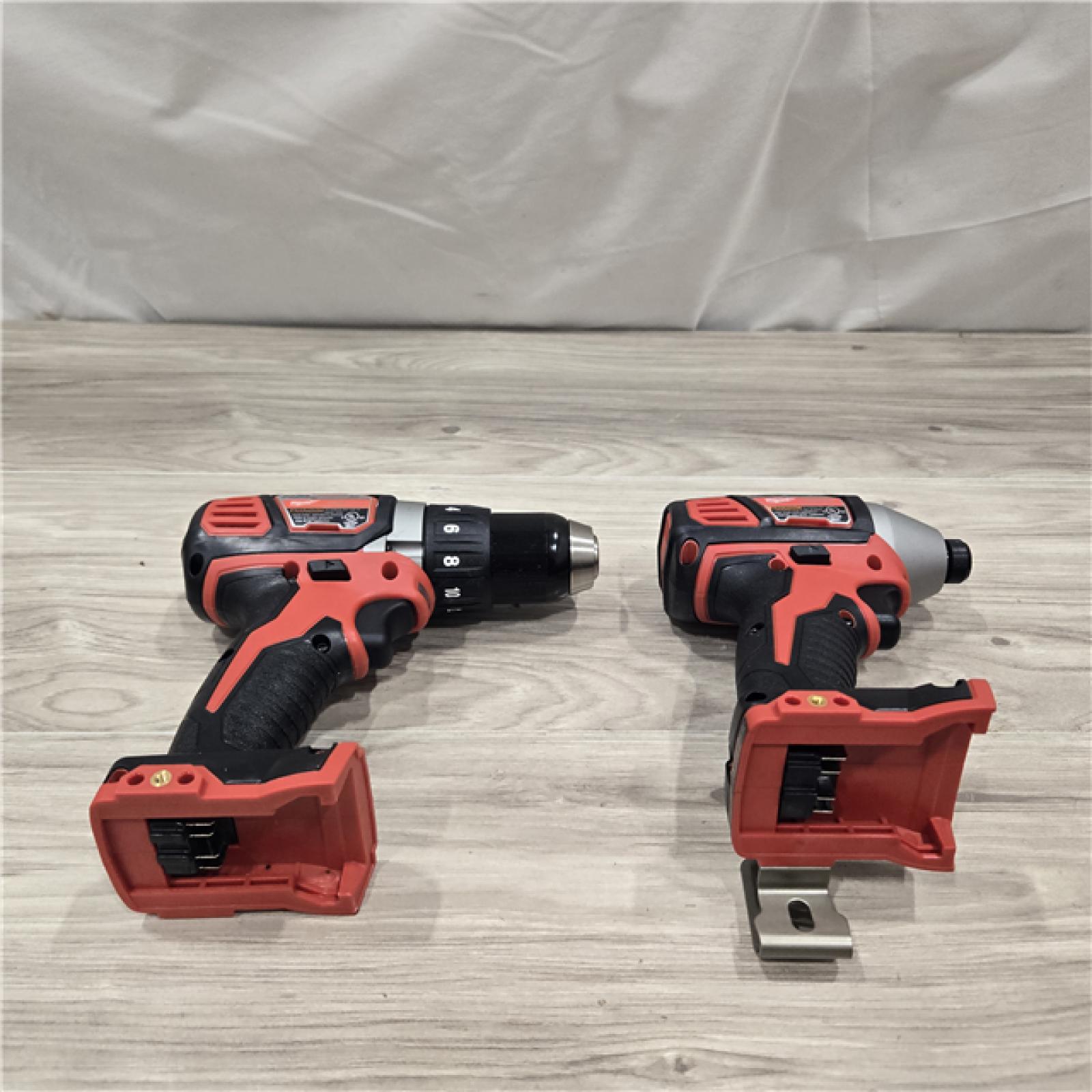 AS-IS Milwaukee 18V Cordless 2-Tool Drill/Driver and Impact Driver Kit