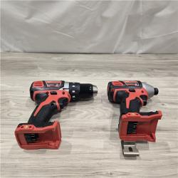 AS-IS Milwaukee 18V Cordless 2-Tool Drill/Driver and Impact Driver Kit