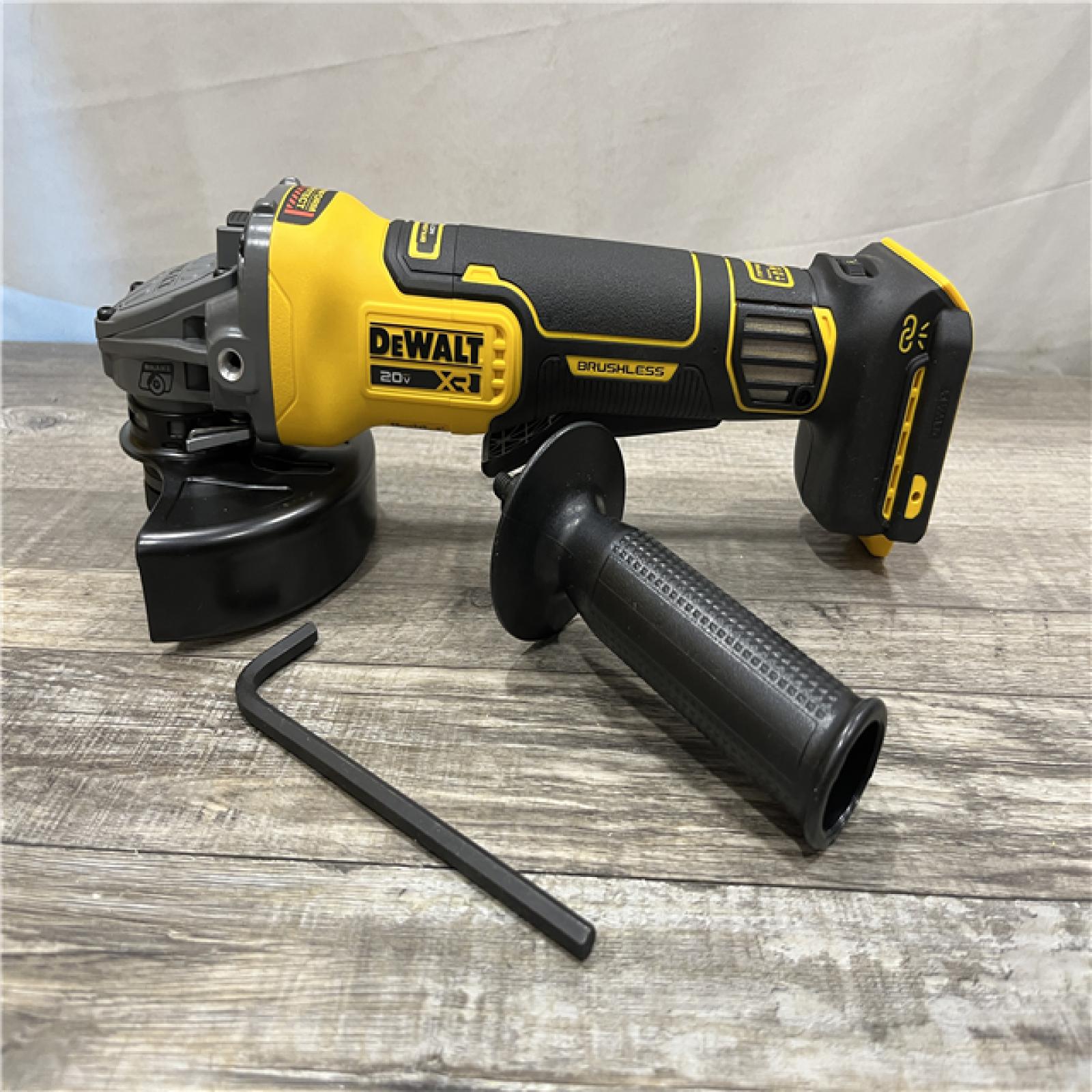 AS-IS DEWALT 20V XR Cordless 4-1/2. in. to 5 in. Variable Speed Angle Grinder (Tool Only)