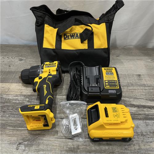 LIKE NEW - DEWALT ATOMIC 20V Cordless 1/2 in. Compact Hammer Drill Kit