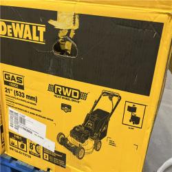 Dallas Location - As-Is DEWALT 21 in. 150cc Briggs and Stratton 625ex Engine Rear Wheel Drive 2-in-1 Gas Self Propelled Walk Behind Lawn Mower