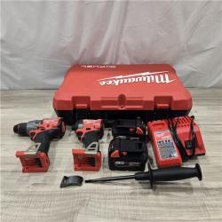 AS-IS MILWAUKEE FUEL 18V Hammer Drill and Impact Driver Combo Kit