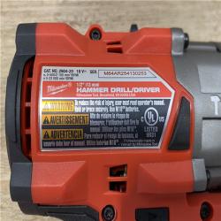 AS-IS Milwaukee FUEL 18V Lithium-Ion Brushless Cordless 1/2 in. Hammer Drill/Driver (Tool-Only)
