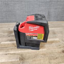 HOUSTON LOCATION - AS-IS Milwaukee Green 125 Ft. Cross Line and Plumb Points Laser Level Kit