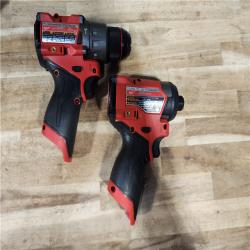 HOUSTON LOCATION - AS-IS (APPEARS LIKE NEW) Milwaukee FUEL 12-Volt Lithium-Ion Brushless Cordless Hammer Drill and Impact Driver Combo Kit