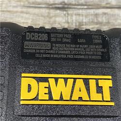 AS-IS DEWALT 20V MAX Lithium-Ion 6.0 Ah Battery and Charger