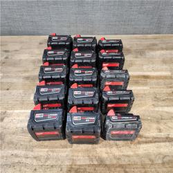 HOUSTON LOCATION - AS-IS MILWAUKEE BATTERY PACK QTY - 15