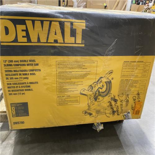 NEW- DEWALT 15 Amp Corded 12 in. Double Bevel Sliding Compound Miter Saw
