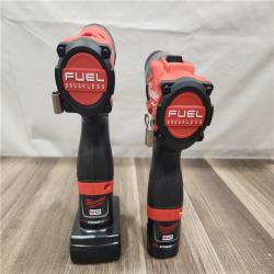 AS-IS- Milwaukee 12V Brushless Hammer Drill and Impact Driver Combo Kit