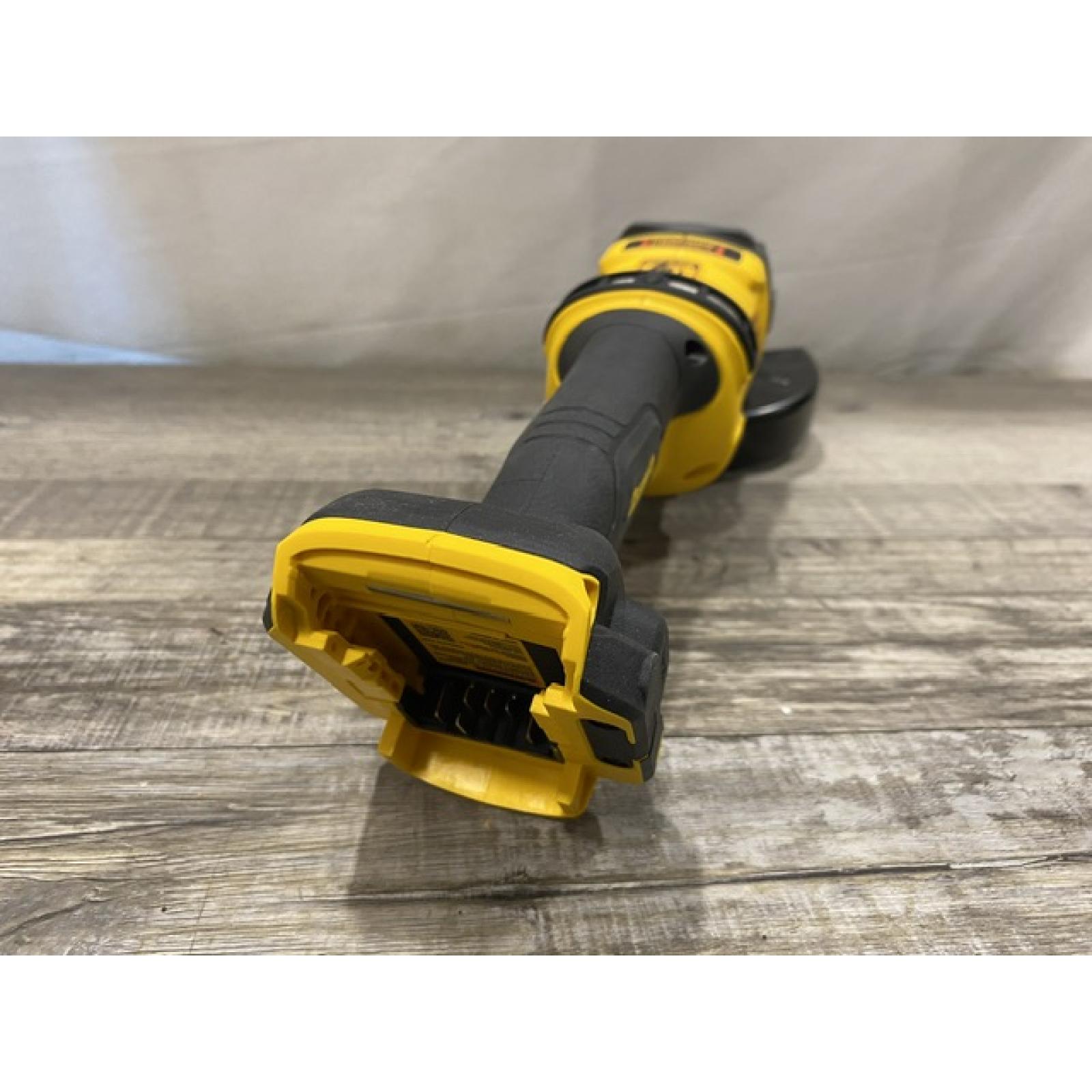 AS-IS DEWALT FLEXVOLT 60V MAX Cordless Brushless 4.5 in. to 6 in. Small Angle Grinder with Kickback Brake (Tool Only)