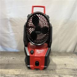 AS-IS Milwaukee 18-Volt Lithium-Ion Brushless Cordless PACKOUT Jobsite Fan (Tool-Only)