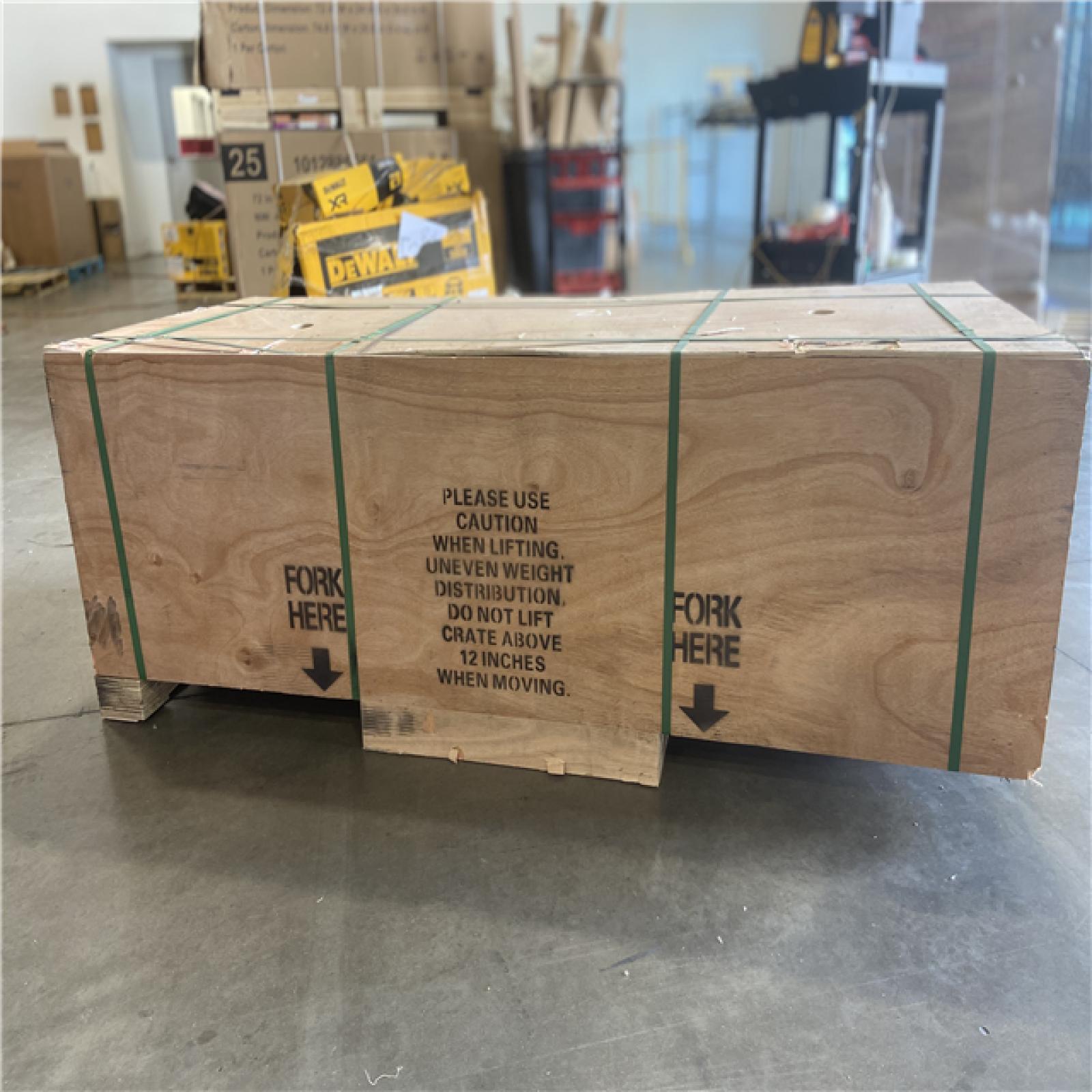 DALLAS LOCATION - Champion Power Equipment 37 Ton 338 cc Gas Powered Full Beam Log Splitter w/ Vertical/Horizontal Operation and Auto Return with Hydraulic Oil