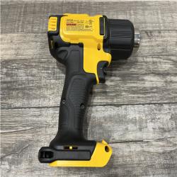 AS-IS DEWALT 20V MAX Cordless Compact Heat Gun with Flat and Hook Nozzle Attachments