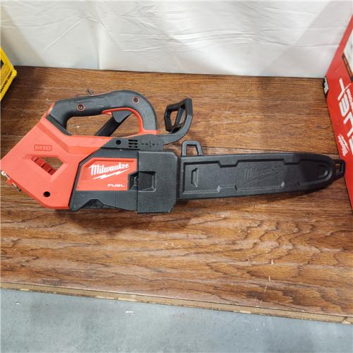 AS-IS Milwaukee 18V FUEL 14  Top Handle 18-Volt Lithium-Ion Brushless Electric Cordless Chainsaw (Tool-Only)
