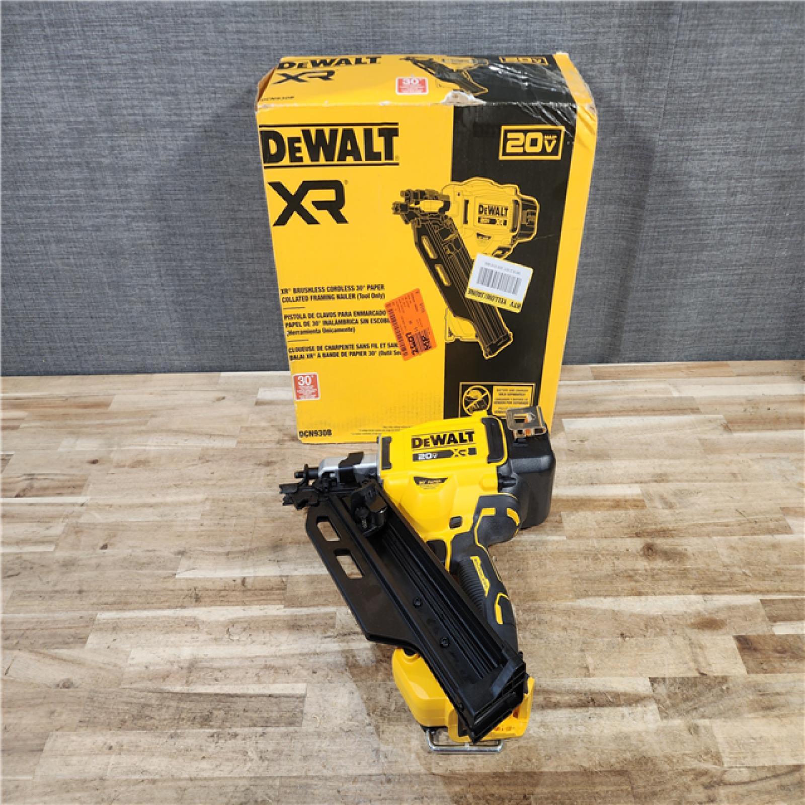 HOUSTON LOCATION - AS-IS DEWALT 20V 30 Degree Cordless Framing Nailer (Tool-Only)