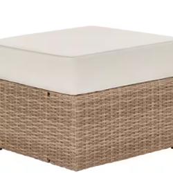 DALLAS LOCATION- NEW!- Hampton Bay Crystal Ridge Modular Woven Ottoman