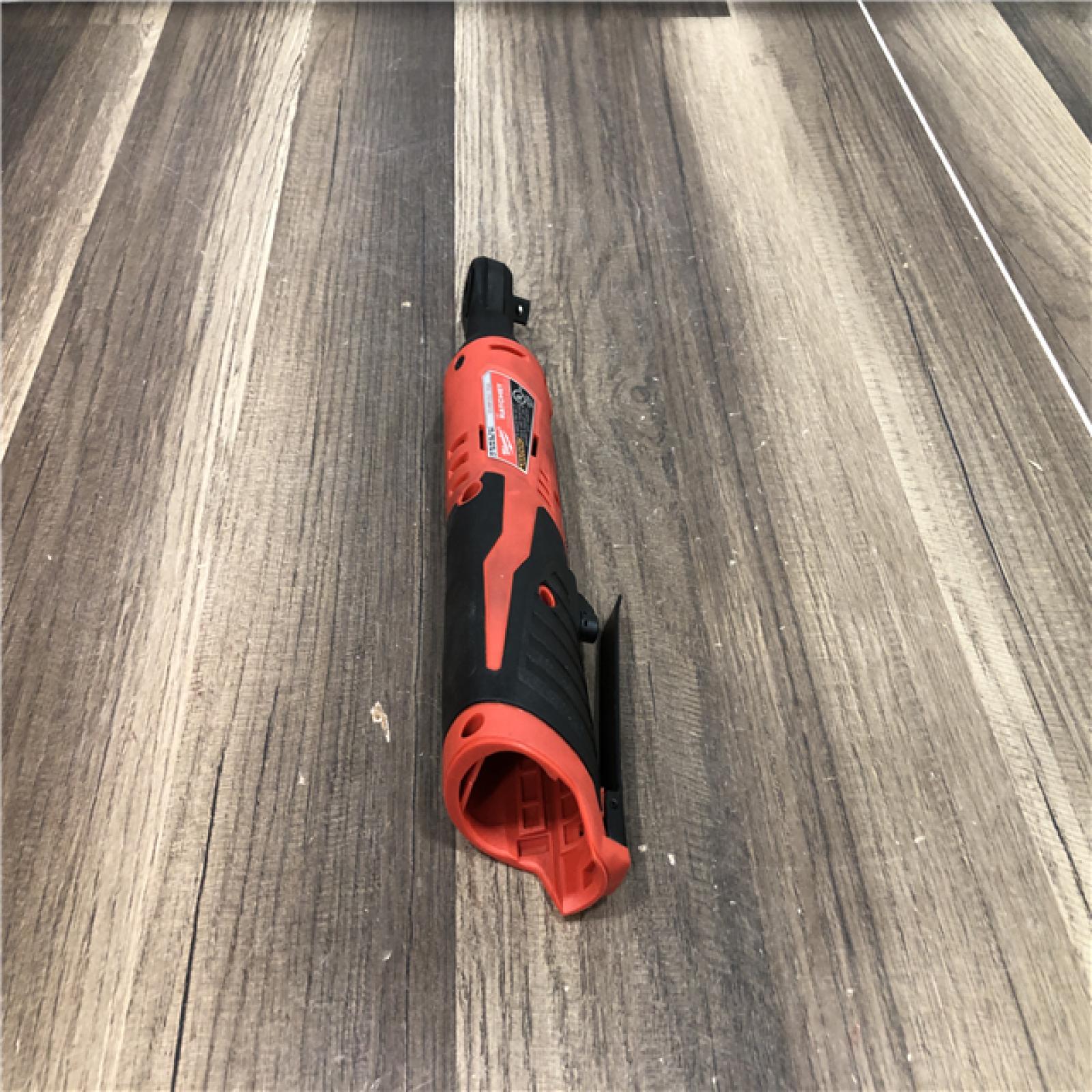 AS-IS Milwaukee 12V Lithium-Ion Cordless 3/8 in. Ratchet (Tool-Only)
