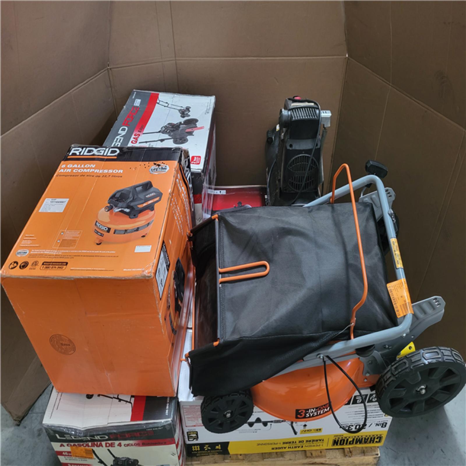 CALIFORNIA AS-IS OUTDOOR POWER EQUIPMENT