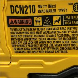 AS-IS DEWALT 20V MAX XR 18 Gauge Cordless Brad Nailer (Tool Only)